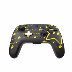 PDP REMATCH GLOW Black, Yellow Gamepad Analogue / Digital Nintendo Switch, Nintendo Switch OLED