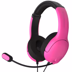 PDP PS5 & PC NEBULA ULTRA VIOLET AIRLITE WIRED HEADSET, Wired, Gaming, Headset, Black, Pink