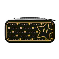 PDP Travel Case Plus GLOW: Super Star, For Nintendo Switch, Nintendo Switch Lite, Nintendo Switch - OLED Model