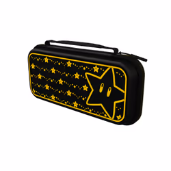 PDP Travel Case Plus GLOW: Super Star, For Nintendo Switch, Nintendo Switch Lite, Nintendo Switch - OLED Model