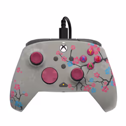 PDP REMATCH GLOW Advanced Wired Controller: Cherry Blossom, For Xbox Series X|S, Xbox One, & Windows 10/11 PC, Gamepad, PC, X ...