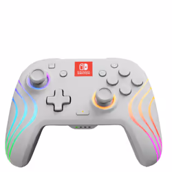 PDP Afterglow Wave White Gamepad Analogue / Digital Nintendo Switch, Nintendo Switch OLED