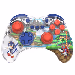 PDP REALMz Wired Controller: Knuckles Sky Sanctuary Zone, For Nintendo Switch & Nintendo Switch - OLED Model, Gamepad, Ninten ...