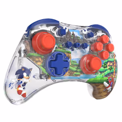 PDP REALMz Wired Controller: Knuckles Sky Sanctuary Zone, For Nintendo Switch & Nintendo Switch - OLED Model