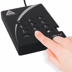 Apricorn Aegis Padlock USB 3.0 500GB external hard drive 5400 RPM USB Type-A 3.2 Gen 1 (3.1 Gen 1) Black - Additional view 4