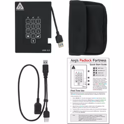 Apricorn Aegis Padlock Fortress 1TB external hard drive 5400 RPM USB Type-A 3.2 Gen 1 (3.1 Gen 1) Black - Additional view 4