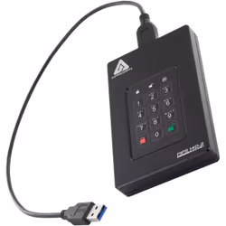 Apricorn Aegis Fortress L3 external hard drive 1 TB 5400 RPM Micro-USB B 3.2 Gen 1 (3.1 Gen 1) Black - Additional view 6