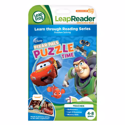 LeapFrog LeapReader Game Book: Disney-Pixar Pals Puzzle Time (Works with Tag)