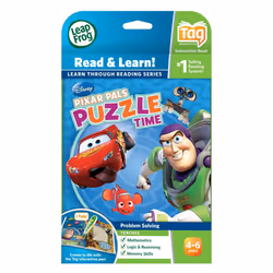 LeapFrog LeapReader Game Book: Disney-Pixar Pals Puzzle Time (Works with Tag)