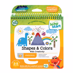 LeapFrog LeapStart Preschool Activity Book: Shapes and Colors and Creativity