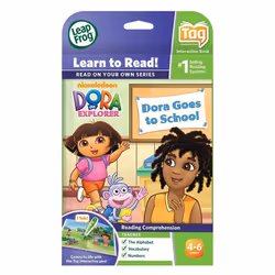 LeapFrog LeapReader TAG Book: Dora the Explorer Dora Goes to School