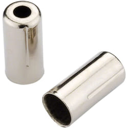 Jagwire Open End Brake Covers Set of 200  chrome  5 mm