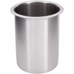 Royal Industries Bain Marie Stainless Steel 6 qt 7 1/4"" Diam x 8 1/2"" H Commercial Grade