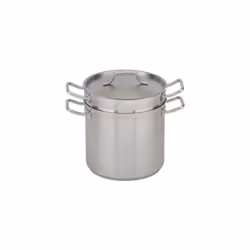 Royal Industries Double Boiler with Lid 8 qt 94 x 75 HT Stainless Steel Commercial Grade NSF Certified