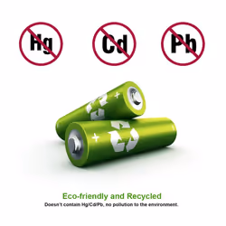 EBL AA Rechargeable Batteries 2800mAh, 8 Pack High Performance 1200 Cycle Ni-MH Batteries