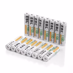 EBL AAA 1100mAh Ni-MH 1200 Cycle Rechargeable Batteries