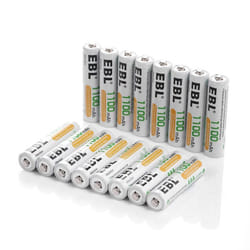 EBL AAA 1100mAh Ni-MH 1200 Cycle Rechargeable Batteries