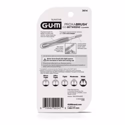 GUM Proxabrush Go-Betweens Interdental Brushes, Wide, Plaque Removal, 10 Count