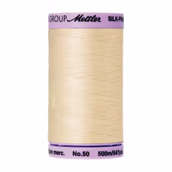 Mettler Silk-Finish Cotton Thread 50 wt. 547 Yd / 500 M Spool