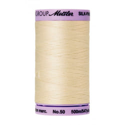 Mettler Silk-Finish Cotton Thread 50 wt. 547 Yd / 500 M Spool