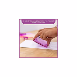 CC-RAB2 Rock Stamping Block Set 2 / Pack-Purple, Purple, 17.8 x 11.4cm and 17.8 x 5cm