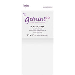 Gemini Go Accessories Plastic Shim  White  3 x 6-Inch