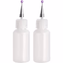 Crafter's Companion Ultra-fine Tip Glue Applicator 2 Piece-Refillable 14ml Bottles-Perfect for Papercraft, Cardmaking and Scr ...