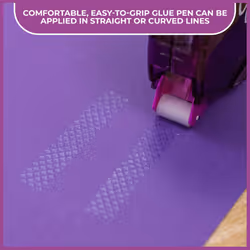 Crafters Companion CC-ADH Extra Strong Permanent Tape Pen-Dots  Clear