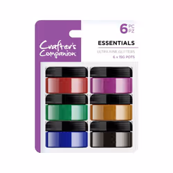 Crafters Companion Ultra Fine Glitters - 6 Pack
