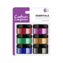 Crafters Companion Ultra Fine Glitters - 6 Pack