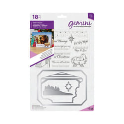 Gemini Photo Frame Stamp and Die ~ Christmas Blessings