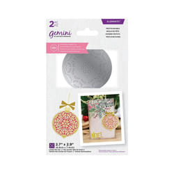 Gemini Double-Sided Layerable Topper and Image Die - Festive Bauble