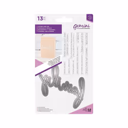 Gemini Fancy Font Stamp and Die - FAMILY is Everything