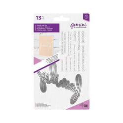 Gemini Fancy Font Stamp and Die - FAMILY is Everything