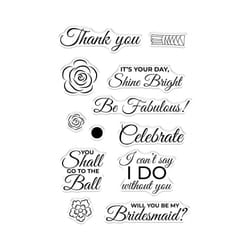 Crafters Companion Clear Acrylic Stamps ~ Be Fabulous Accessories