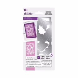 Gemini Decorative Outline Stamp and Die - Dancing Butterflies