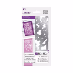 Gemini Decorative Outline Stamp and Die - Sweet Succulent