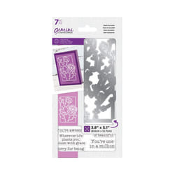 Gemini Decorative Outline Stamp and Die - Sweet Succulent