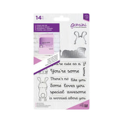 Gemini Stamp & Die - Peek-A-Boo Bunny