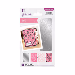 Gemini Double-Sided Layerable Create-a-Card Die - Retro Floral