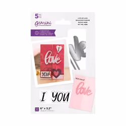Gemini Gatefold Stamp & Die Set ~ Lots Of Love