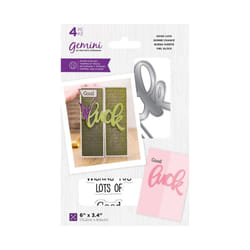Gemini Gatefold Stamp & Die Set ~ Good Luck