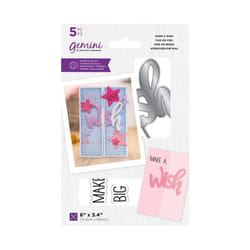 Gemini Gatefold Stamp & Die Set ~ Make A Wish