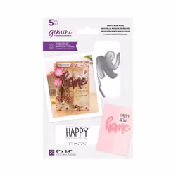 Gemini Gatefold Stamp & Die Set ~ Happy New Home