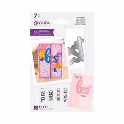 Gemini Gatefold Stamp & Die Set ~ Best Friend