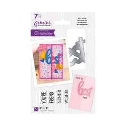 Gemini Gatefold Stamp & Die Set ~ Best Friend