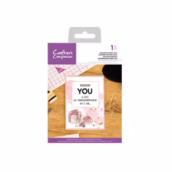 Crafters Companion Clear Acrylic Stamp ~ Unforgettable Day