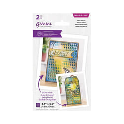 Gemini Die Create a Card - Aged Argyle