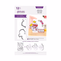 Gemini Character-Over-The-Edge Stamp & Die - Birds & Bloom