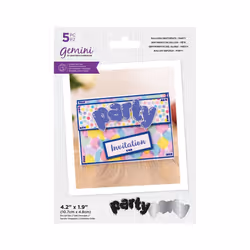 Gemini Stamp & Die Balloon Sentiments - Party